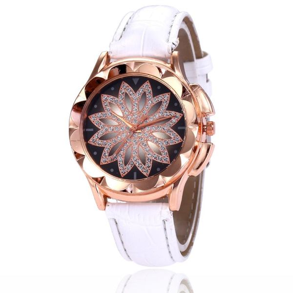

wristwatches luck watch female wish sell like cakes korean-style fashion trend belt qua relogio feminino, Slivery;brown