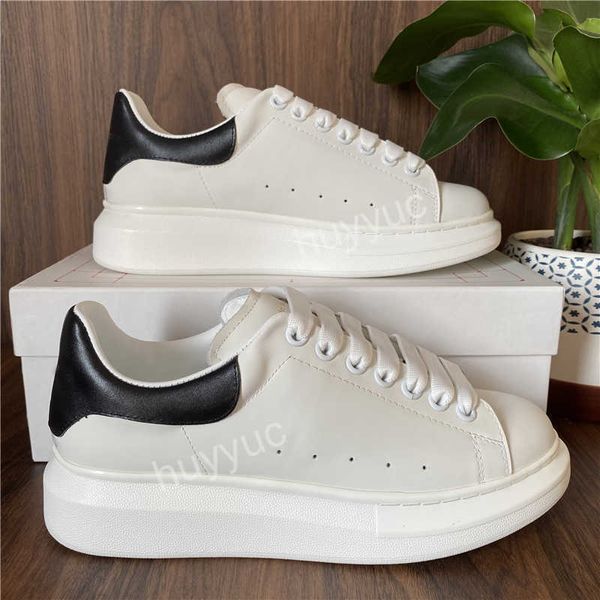 

2022 wedding platform casual shoes fashion party mens womens genuine leather velvet black white blue flat trainers sneakers size 35-45