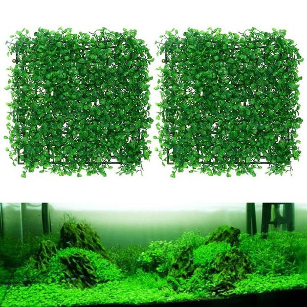 

decorative flowers & wreaths 6pcs artificial grass lawn simulation plants garden decoration micro landscape fish tank fake backdrop