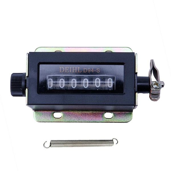 

counters 0-999999 6 digit d94-s resettable mechanical pulling count counter