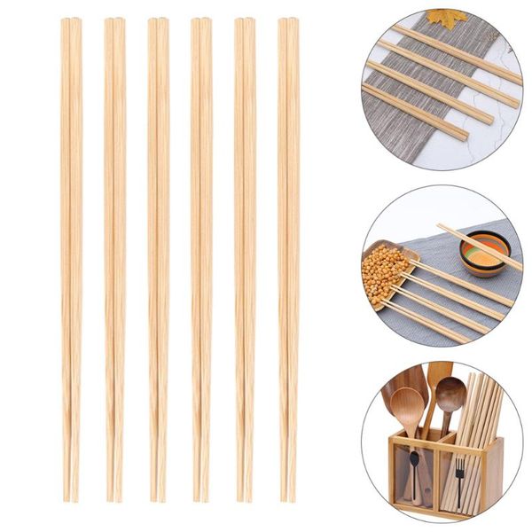 

chopsticks 20 pairs bamboo cooking chopstick practical frying pot