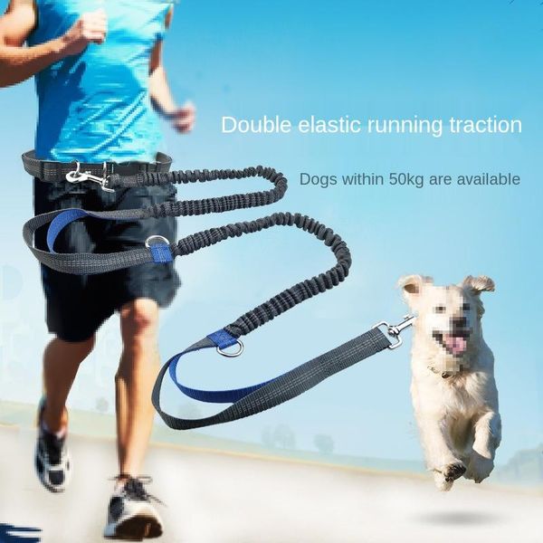 

pet leash portable running reflective double dog chain products collars & leashes