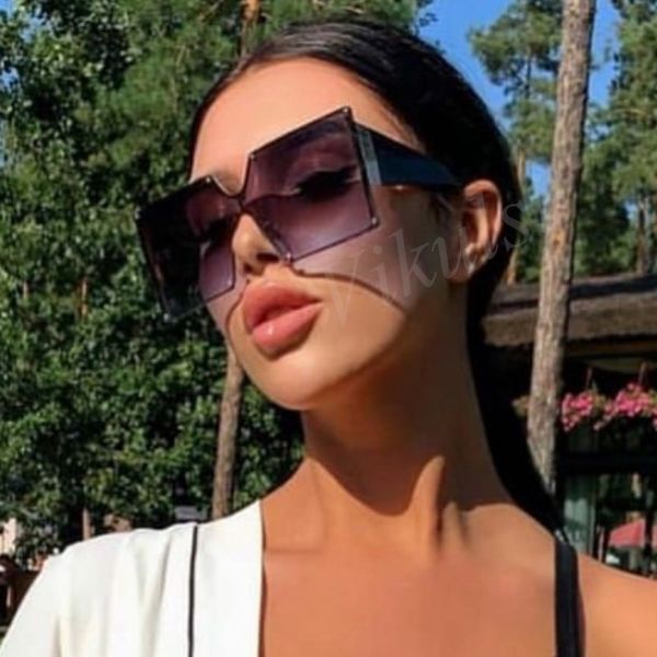 

mens sunglasses fashion 2021 ladies square sunglasses women goggle shades vintage brand designer oversized sun glasses for female men, White;black
