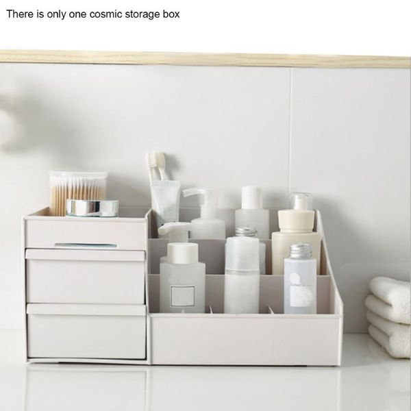 

makeup jewelry home nail polish drawer organizer waterproof container deskcosmetic storage box holder brush lipstick case boxes & bins