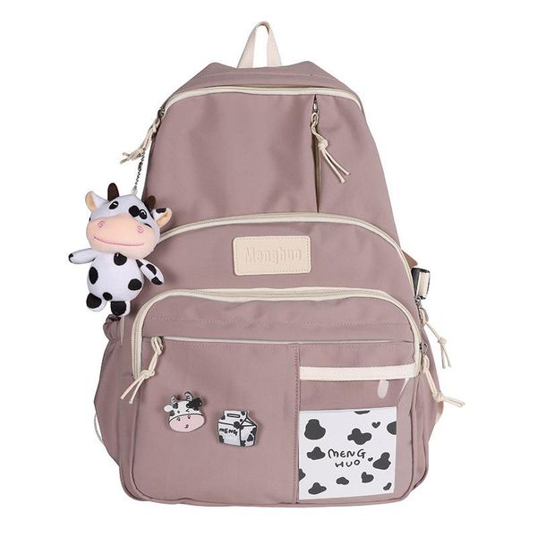 

backpack fashion woman female waterproof book school bag for teenage girls boys student women's travel rucksack multi-pocket