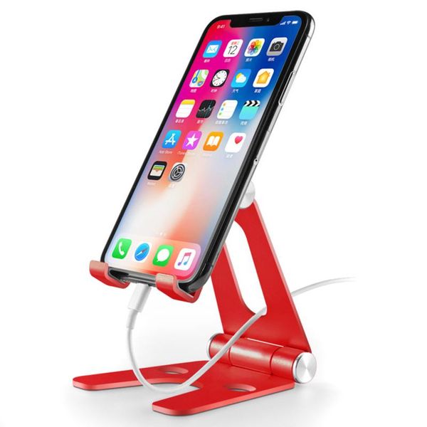 

cell phone mounts & holders rotatable stand aluminum adjustable desk holder for 11 pro max xr tablet support mount