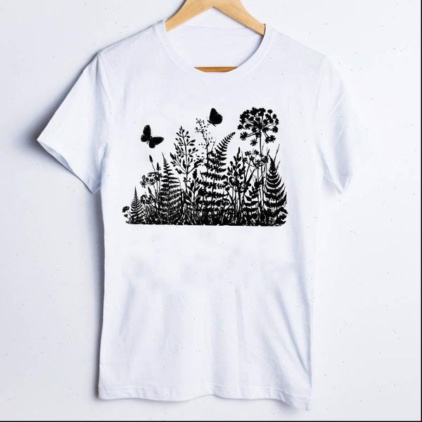 

women tees for print cartoon butterfly 90s geometric travel office cute ladies clothes lady clothing female t shirt, White