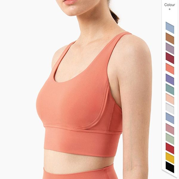 

vnazvnasi color sports bra nylon and spandex breathable yoga back cross women sportswear outdoor exercise clothing outfit