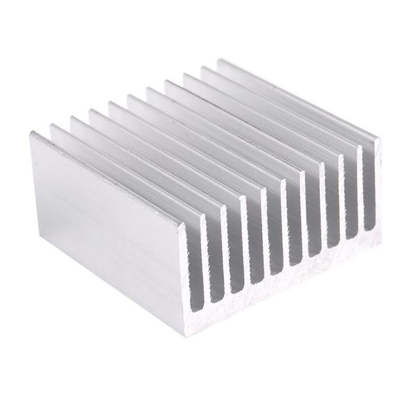 

fans & coolings silver tone aluminum cooler radiator heat sink heatsink 40x40x20mm