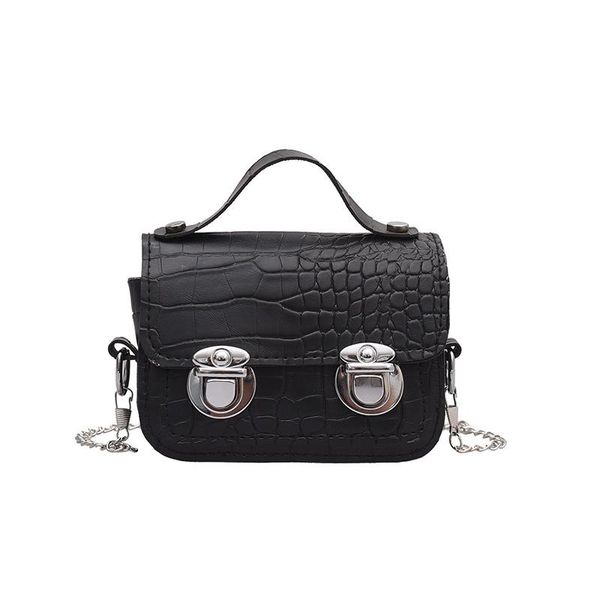 

evening bags women's shoulder chain bag clutch 2021 fashion crocodile pattern mini messenger small square handbag lipstick