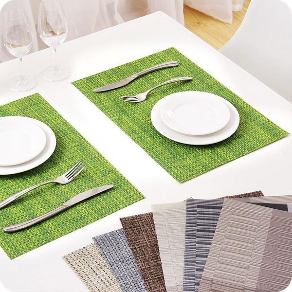 

table runner insulation pads european placemat creative waterproof non-slip western anti-scalding for dining