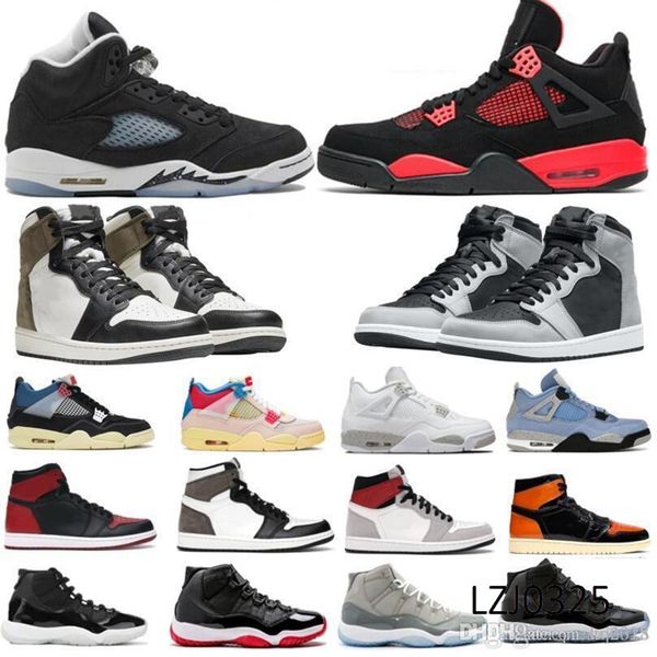 

the new red thunder 4 basketball shoes cool grey concord space jam 4s pure money bred black cat university blue white oreo moonlight dark mo