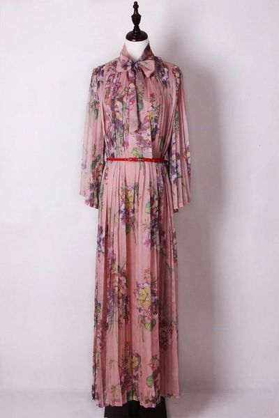 

street style dresses european and american stars with the same pleated v-neck wide loose long sleeve dress(s-2xl) 8ekj, Black;pink