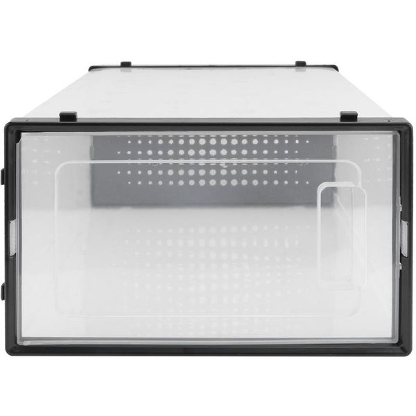 

transparent shoe storage box clamshell type thickened case container disposable covers