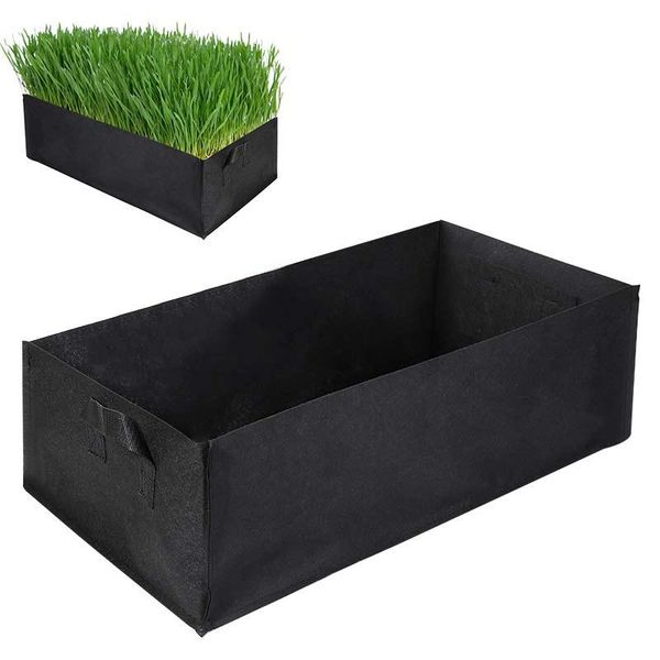 

planters & pots 1pcs reusable grow bag planter rectangle vegetable tomato potato carrot garden plant planting