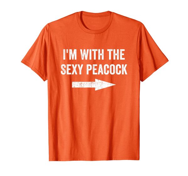 

i'm with the peacock tshirt, White;black