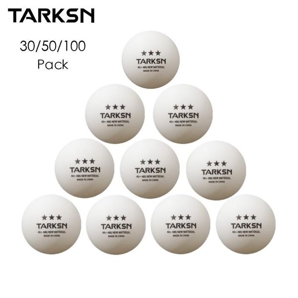 

100 pcs pong balls 3 star 40+ abs plastic table tennis good bounce and clear sound