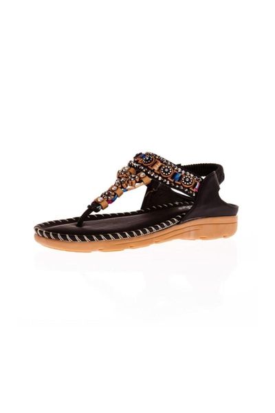 

sandals black 3 cm cubic zirconia women 's