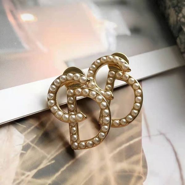 

70% off luxury jewelry show earrings female dijia net red high version back hanging jewelry steel seal earrings, Golden