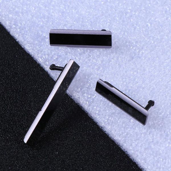 

cell phone anti-dust gadgets 3pcs/set micro-sd usb charging port sim plug dust for z1 (black)