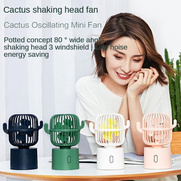 

electric fans cactus moving head deskfan usb office mini small