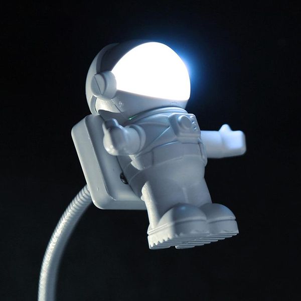 

night lights usb light led astronaut shape portable lighting lamp adjustable foldable for computer pc lapnovelty spaceman decor