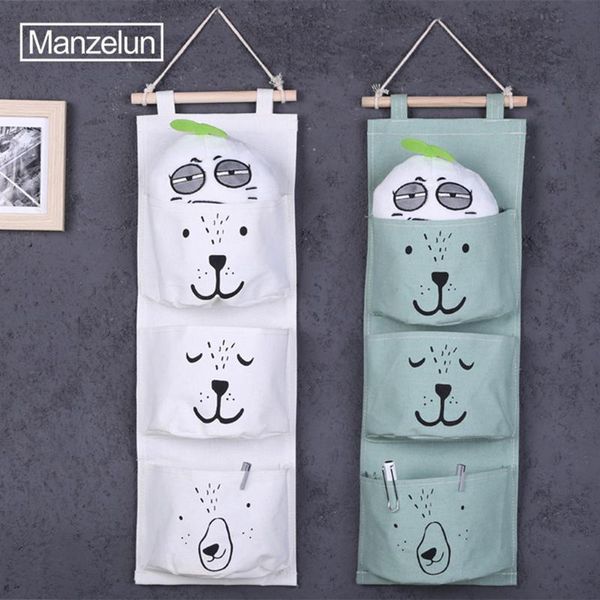 

wall hanging bag, 3 pocket hanger, bathroom baby folding sundries mobile phone jewelry storage bag clothing & wardrobe