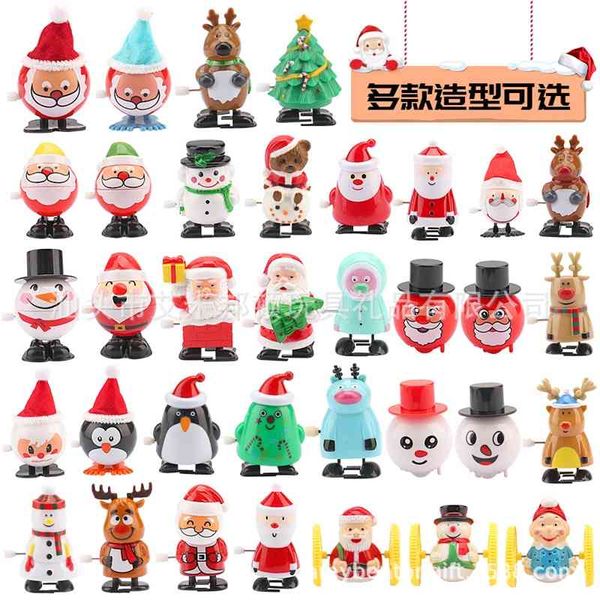 

windup toy snowman walking cartoon penguin elk elderly gift0