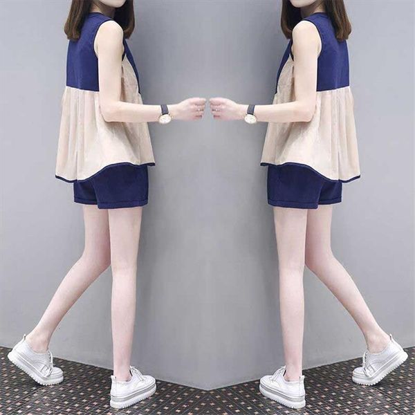 

two piece outfits summer women tracksuits and shorts 2pcs, Gray