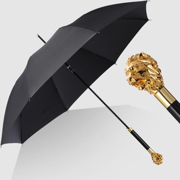 

umbrellas large umbrella long handle uv protection black windproof business luxury chinese guarda chuva home garden bd50uu