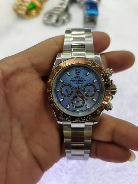 

with original box watch 40mm 116500 116506 116520 116509 stainless no chronograph mechanical automatic mens watches, Slivery;brown