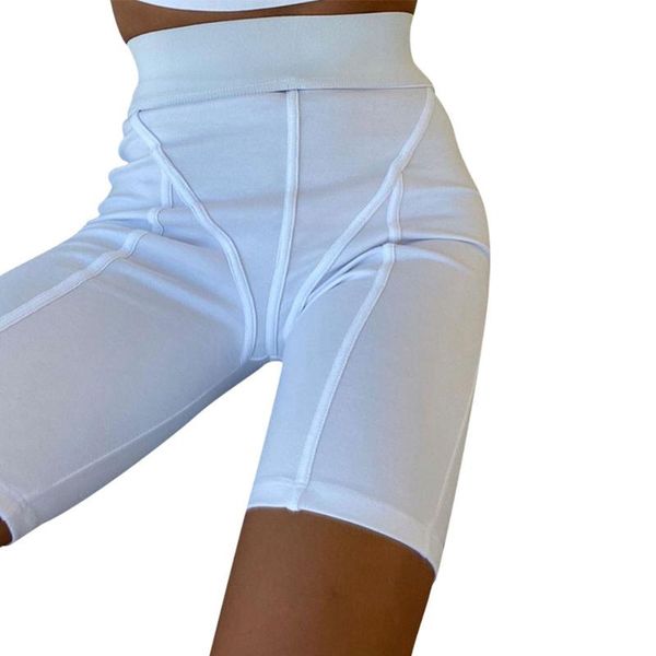 

women's leggings women fitness short pants ladies slim bottom high waist tummy control workout running athletic bodycon shorts, Black
