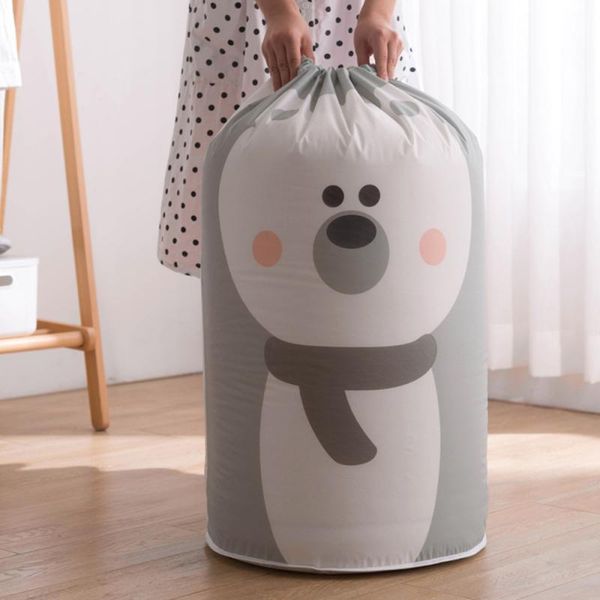 

clothing & wardrobe storage bundle mouth moisture-proof quilt bag finishing moving clothes luggage packing waterproof