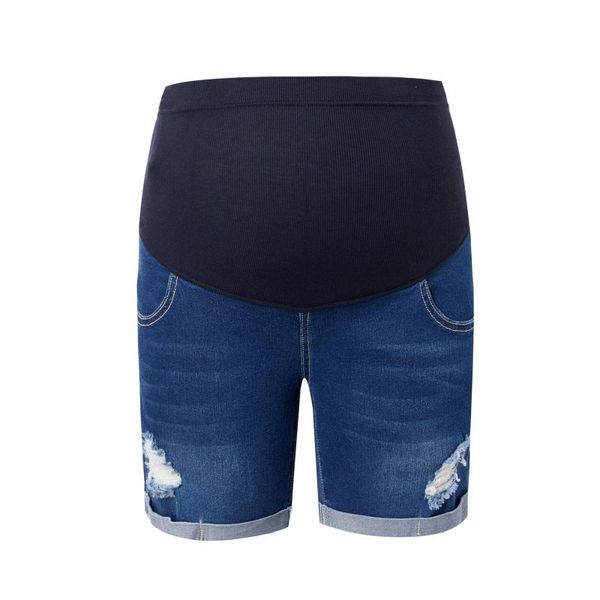 

maternity bottoms patpat casual plain print sheath jeans, White