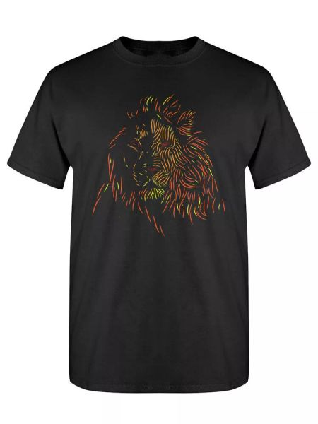 

golden lion tee men's -image by shutterstock, White;black