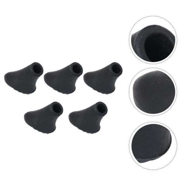 

trekking poles 5 pcs replacement rubber tips thickened pole tip protectors