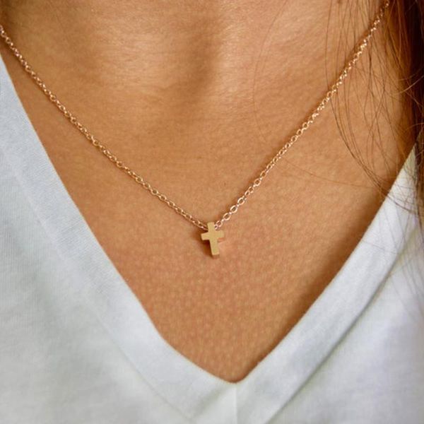 

pendant necklaces exquisite cross necklace, stainless steel necklace gift, christian religious jewelry, Silver