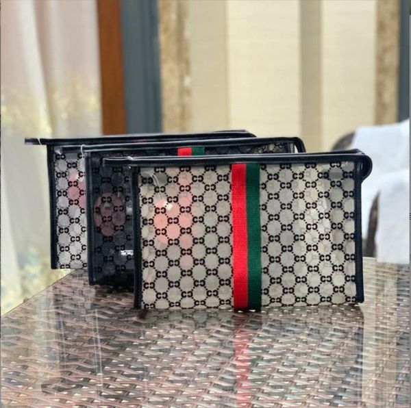 

korea large capacity mesh washing cosmetic bag portable storage bags