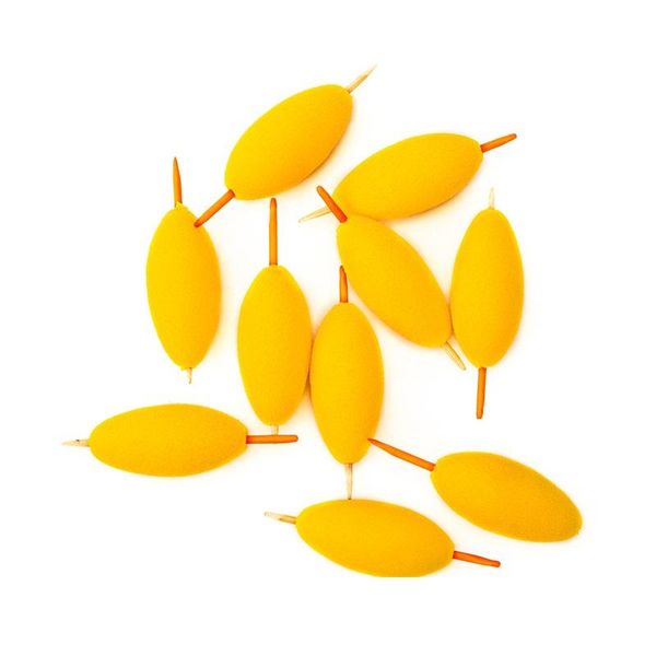 

fishing accessories 10pcs/lot eva bright color ice float lightweight winter vertical buoy boat rock tackle tool