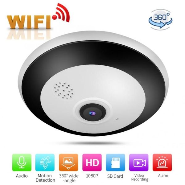 

cameras wifi cam 360 panoramic wireless 1080p hd camera ir night vision two way audio 100-240v