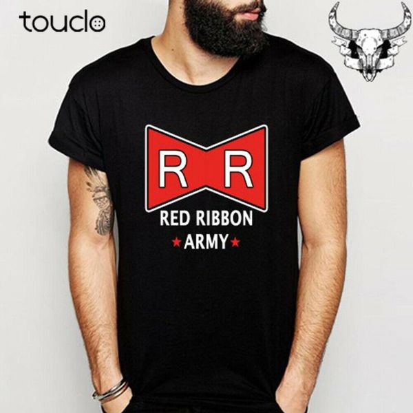 

red ribbon corp anime manga men's black t-shirt size s to 3xl t-shirts, White;black
