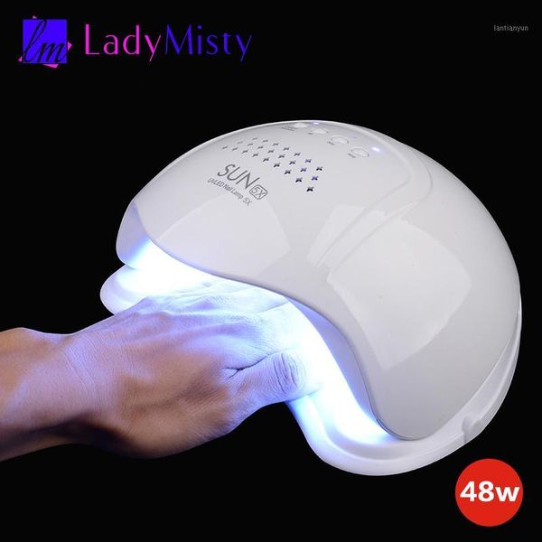 

uv light led lamp double auto sensor nail dryer 48w for curing gel polish art tool1