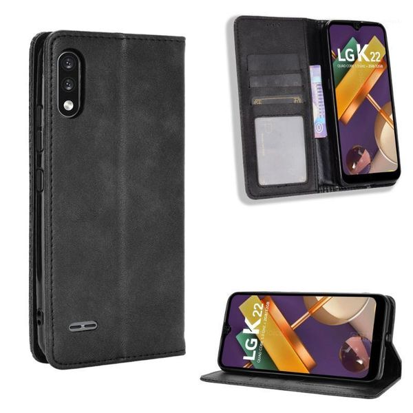 

for k22 case premium leather wallet flip k 22 lgk22 6.2" cell phone cases1