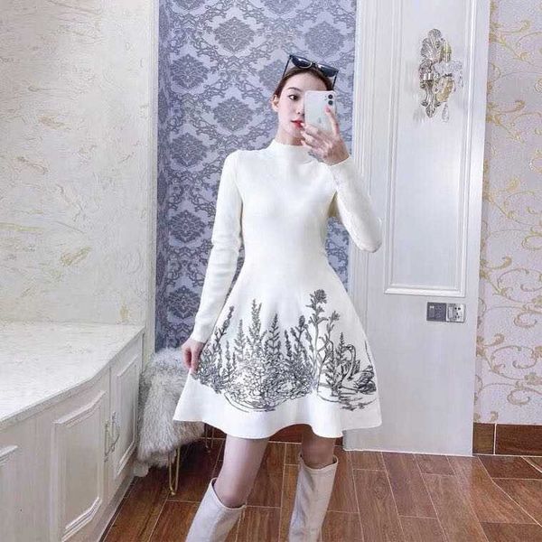 

casual dresses z11666 female fashion spring dress luxury brand european design party einp, Black;gray
