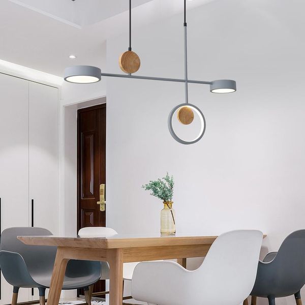 

pendant lamps gray color led lights indoor balcony loft nordic lamp home hanging lighting kitchen parlor art modern