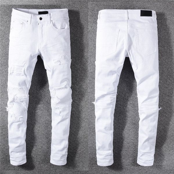 

men's jeans luxurys designer mens famous dasual design slim-leg embroidery snake motorcycle summer trousers pencil pantssize 29-40, Blue