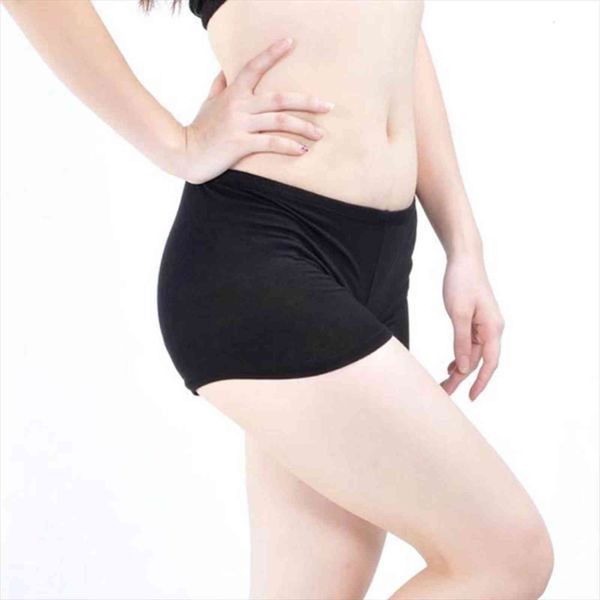

pants cotton short under women legging skirts lightweight comfortable, Black