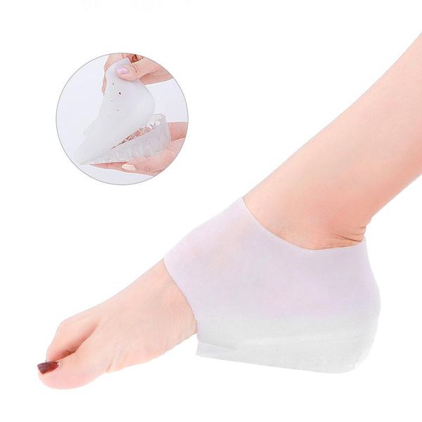 

shoes materials 1 pair invisible height lift heel pad sock liners increase insole pain relieve for women men ty66, Black