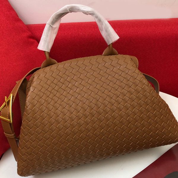 

handbag purse shoulder bags crossbody bag fashion cowhide genuine leather lining hasp crochet knitting plain, Red;black