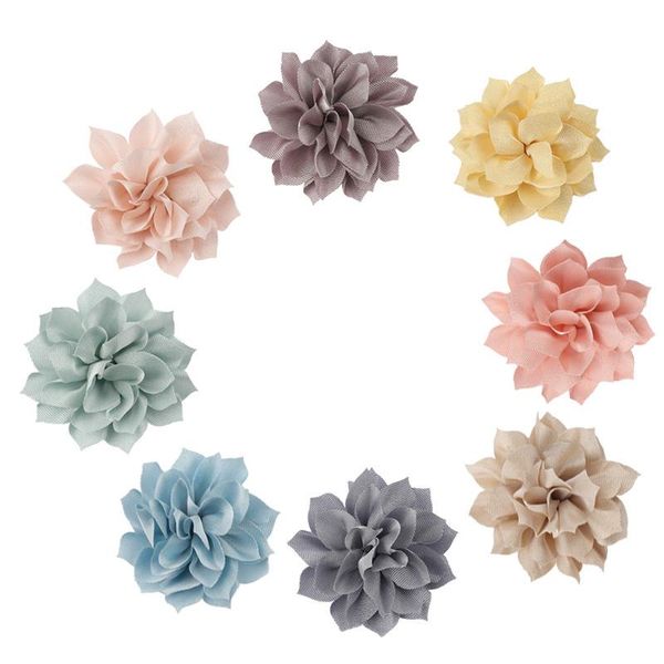 

decorative flowers & wreaths 5pc diy handmade cloth art three-dimensional simulation flower high-end accessories clothing hair ornament
